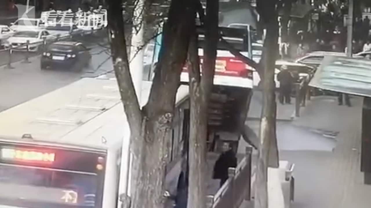 At least six killed by a sinkhole in China. 