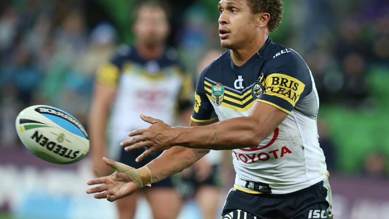 Ray Thompson in action for the Cowboys
