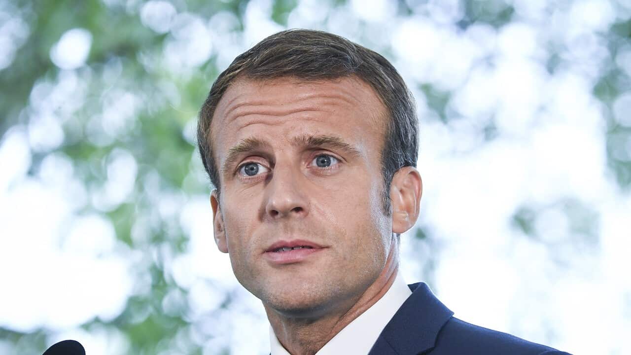 French President Emmanuel Macron.