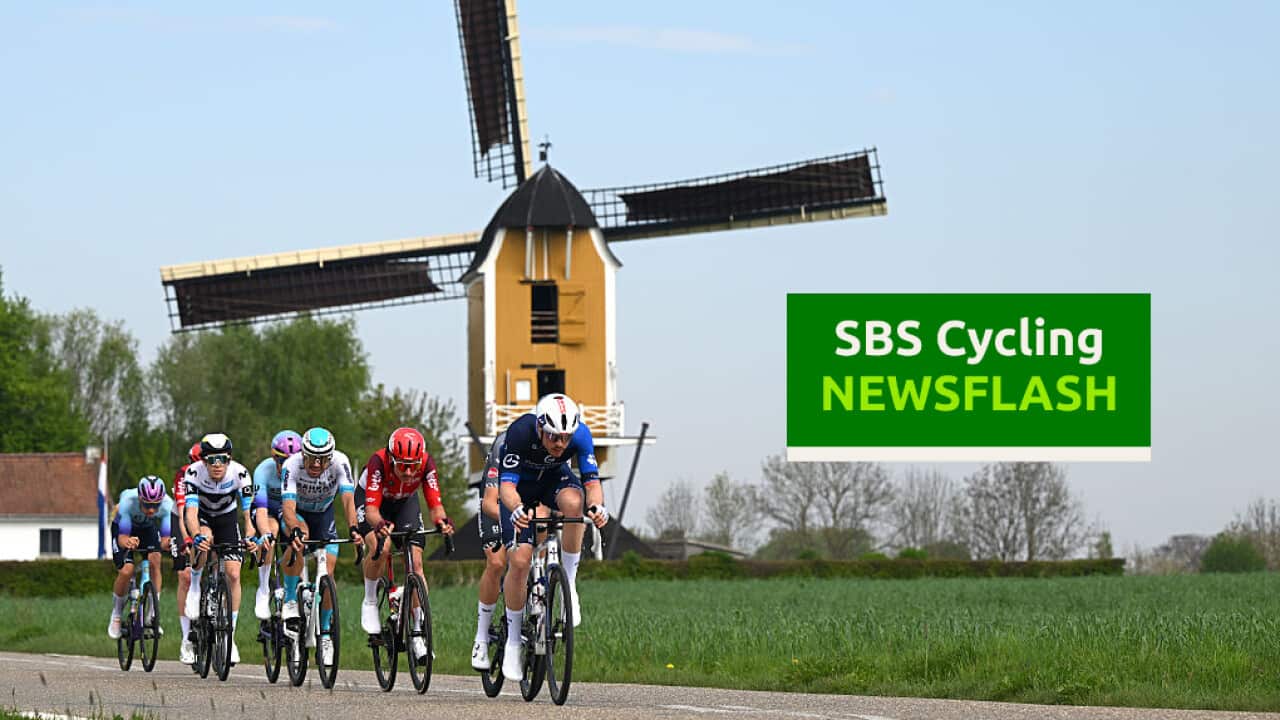 BERG EN TERBLIJT, NETHERLANDS - APRIL 20: Solbjork Minke Anderson of Denmark and Team Uno-X Mobility, Gladys Verhulst-Wild of France and Team AG Insurance - Soudal, Ceylin del Carmen Alvarado of Netherlands and Team Fenix-Deceuninck, Marine Allione of France and Team Winspace Orange Seal, Maud Rijnbeek of Netherlands and Team VolkerWessels Women's Pro Cycling, Flavie Boulais of France and Team Cofidis Women, Manon De Boer of Netherlands and Team DD Group Pro Cycling, Allison Mrugal of The United States and Team Cynisca Cycling and Vera Tieleman of Netherlands and Team DD Group Pro Cycling compete in the breakaway during the 11th Amstel Gold Race Ladies Edition 2025 a 157.4km one day race from Maastricht to Berg en Terblijt / #UCIWWT / on April 20, 2025 in Berg en Terblijt, Netherlands. (Photo by Luc Claessen/Getty Images)