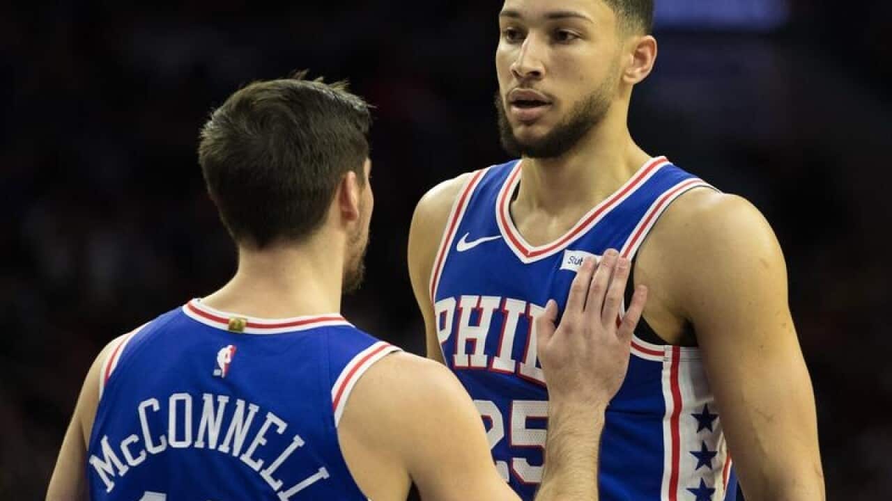 NBA: Houston Rockets Philadelphia Simmons