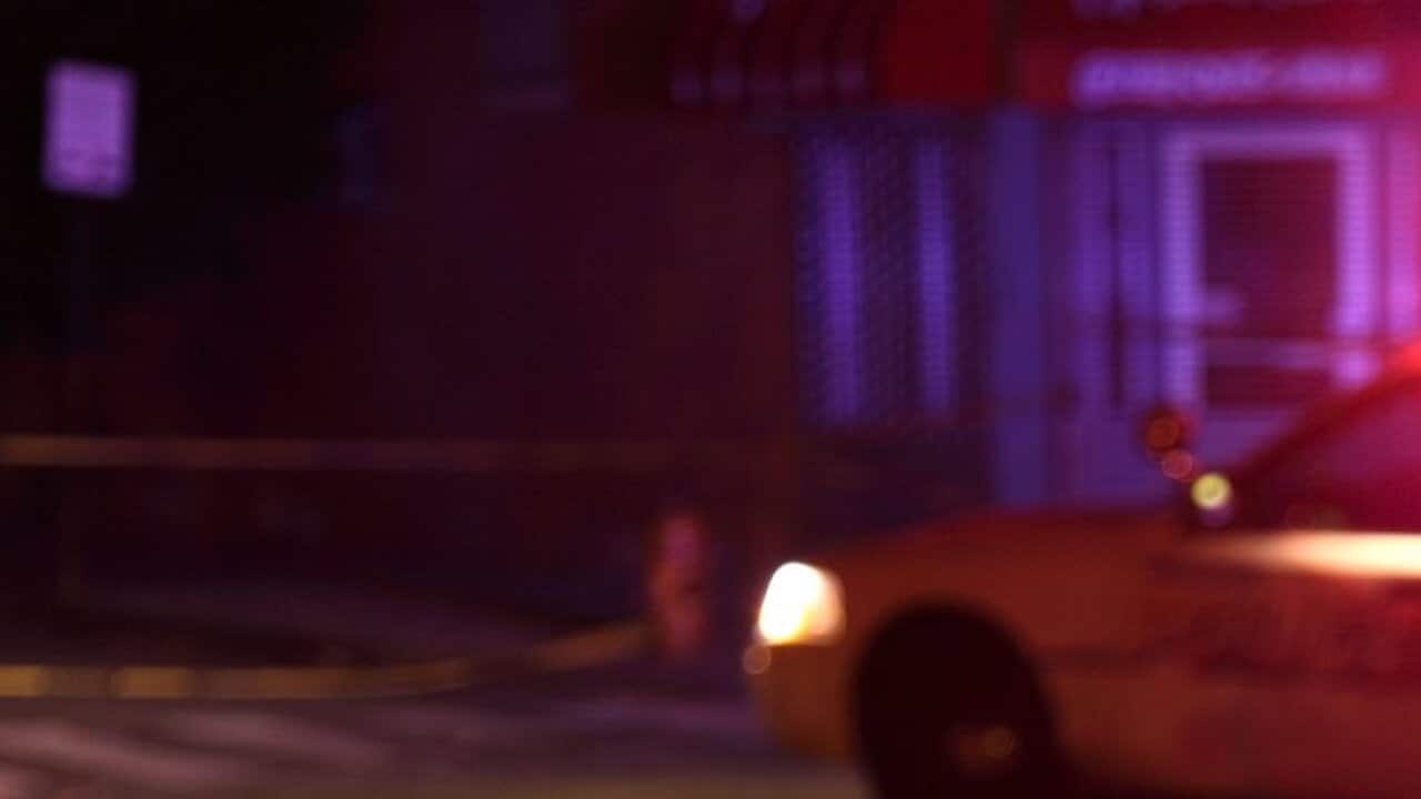 Crime Scene with Police Car