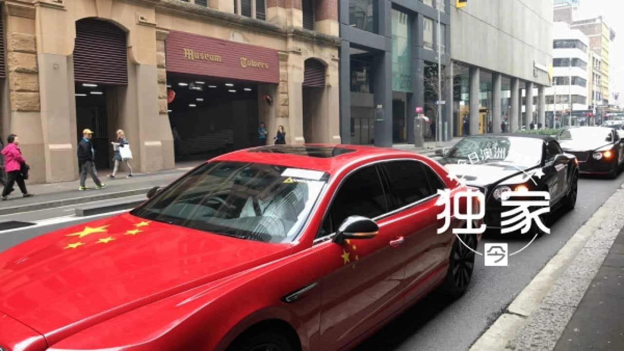 Sydney Chinese Ferrari protests