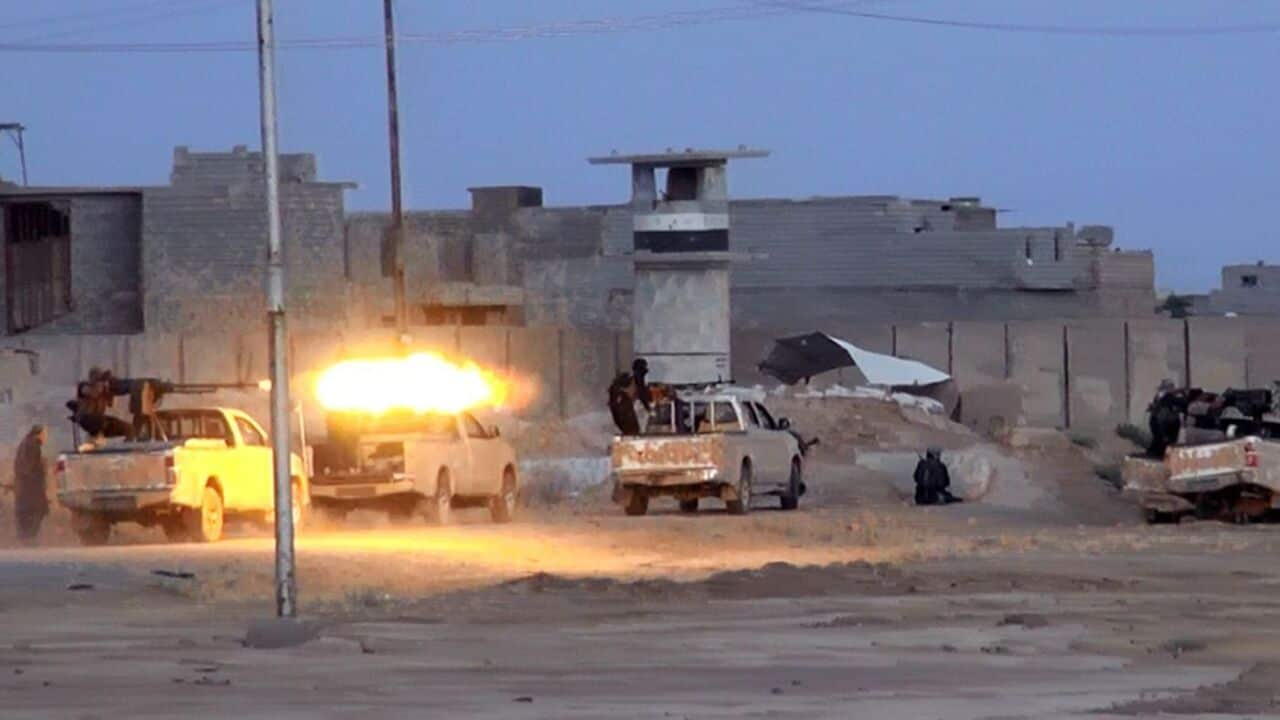 An image from a jihadist website allegedly shows militants firing heavy machine guns1.jpg