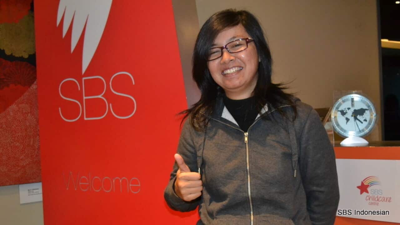 Ni Made Purnama Sari at SBS studio, 29th May 2015.