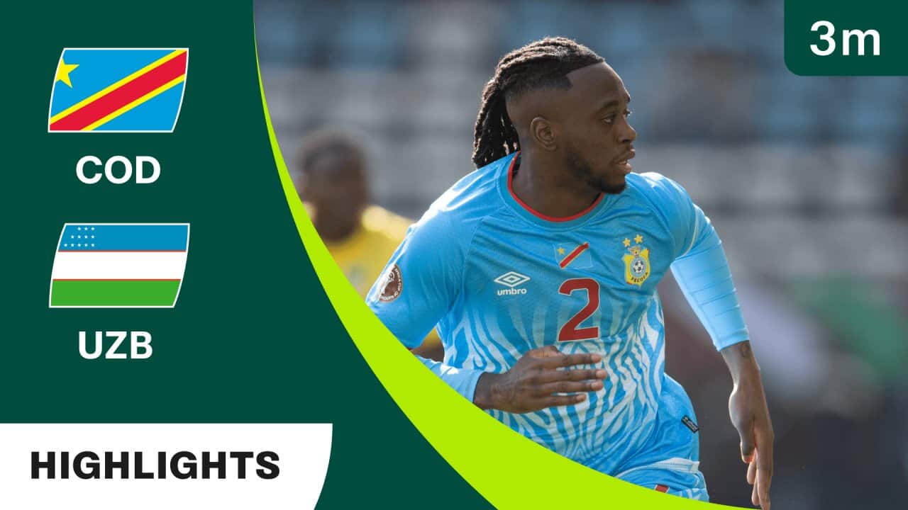 FIFA World Cup 2026: Highlights: Congo DR v Uzbekistan: Group K