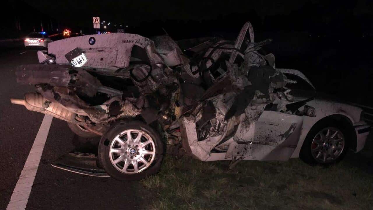 Car crushed in Hume Freeway truck crash