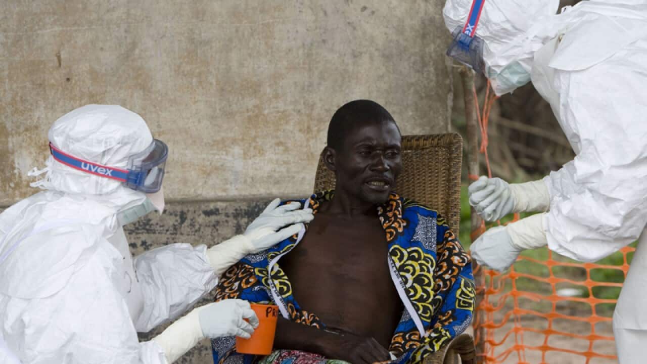 A patient who has been confirmed to have Ebola