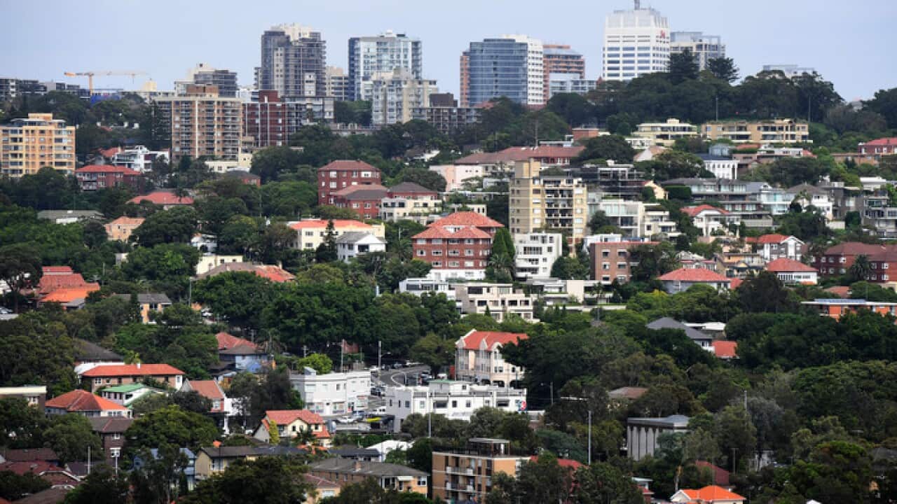A view of residental Sydney