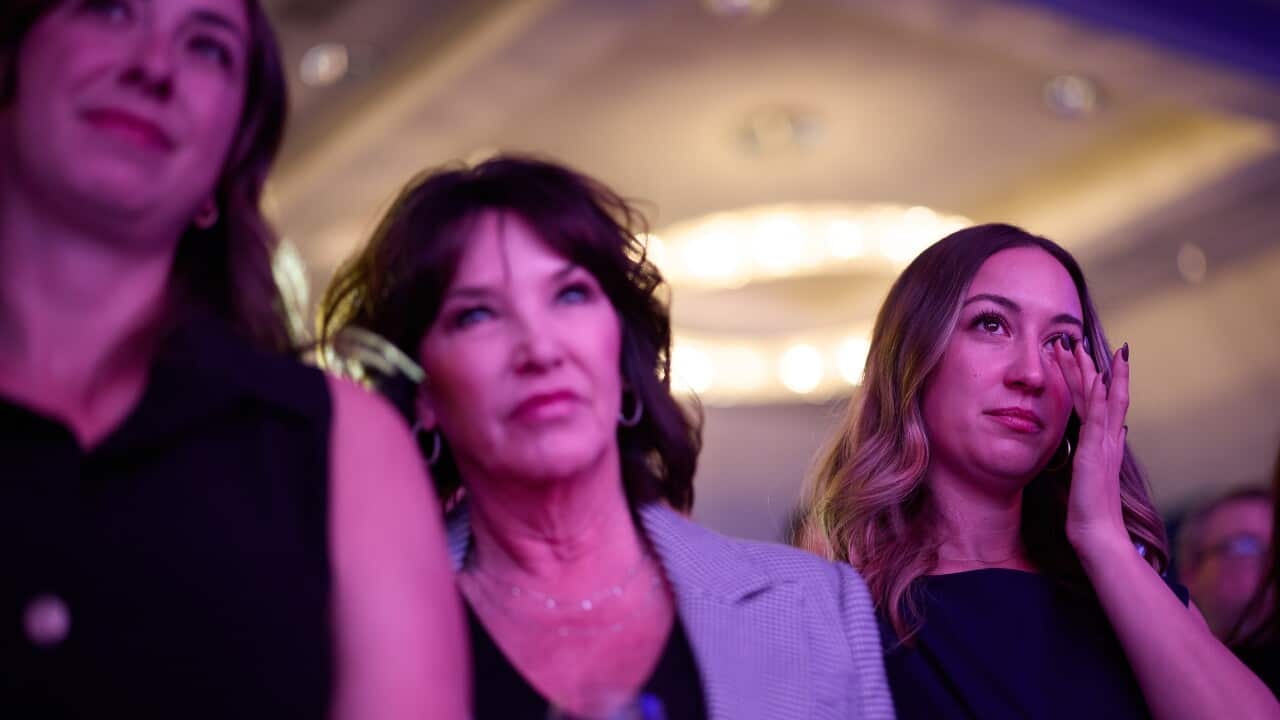 US Election - People wait for results of US 2024 presidential elections in Arizona