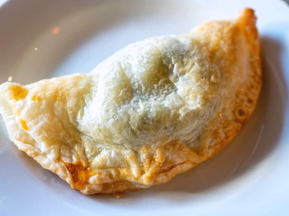 Baked Spinach Empanada