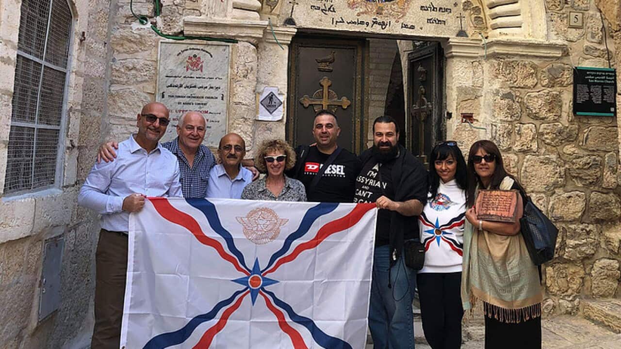 Assyrian delegation in Israel