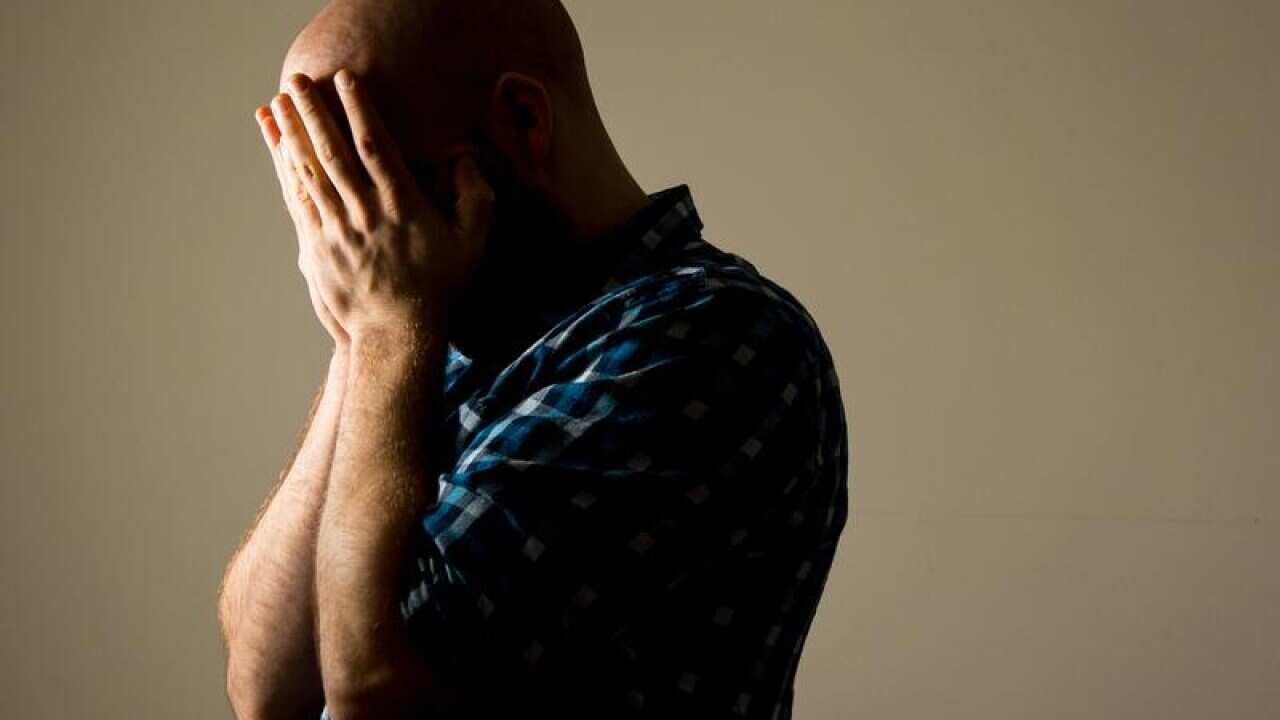 A person showing signs of depression.