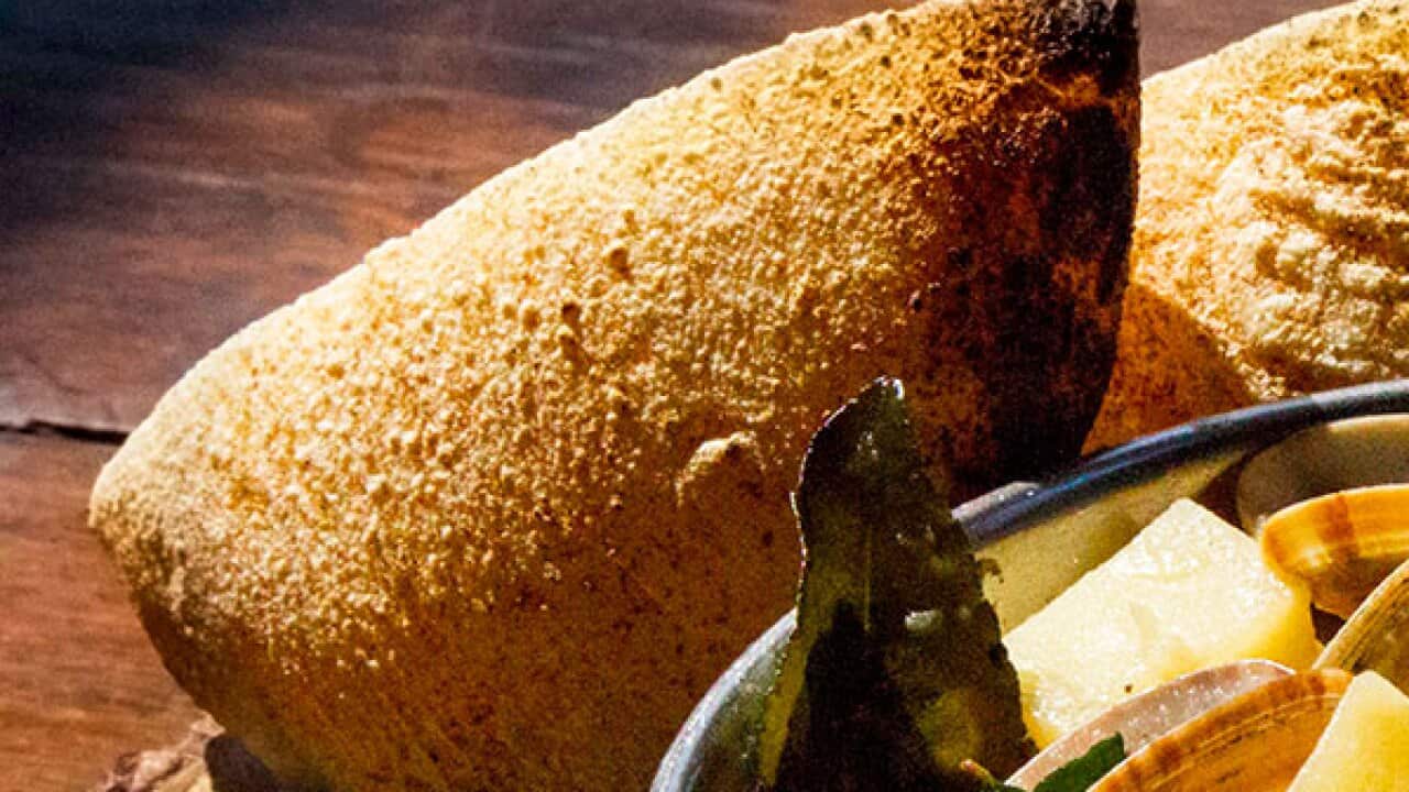 South Indian clam chowder