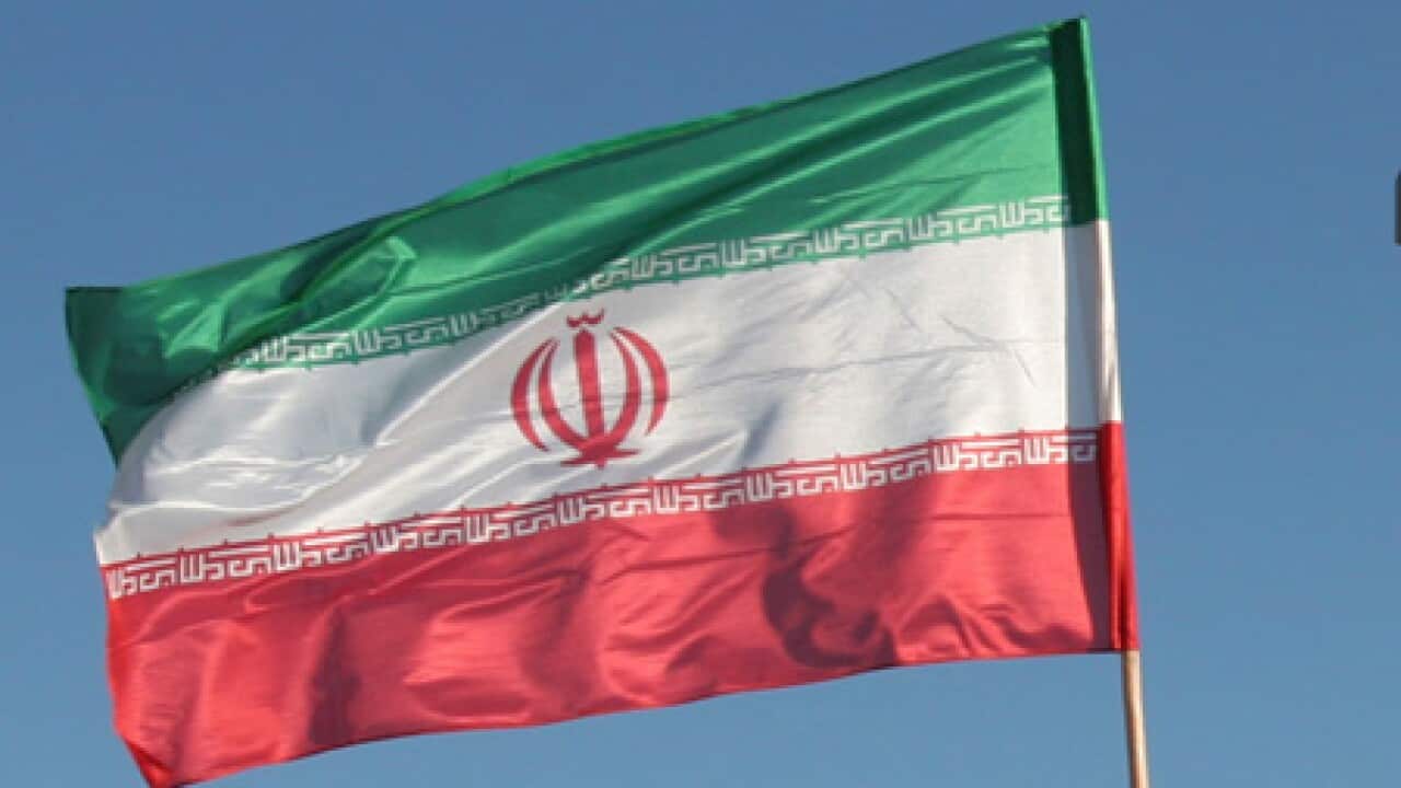 Iran flag.