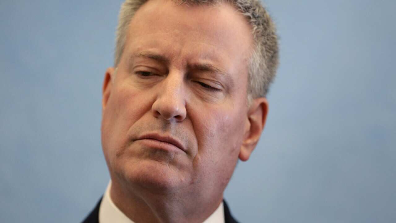 New York Mayor Bill de Blasio