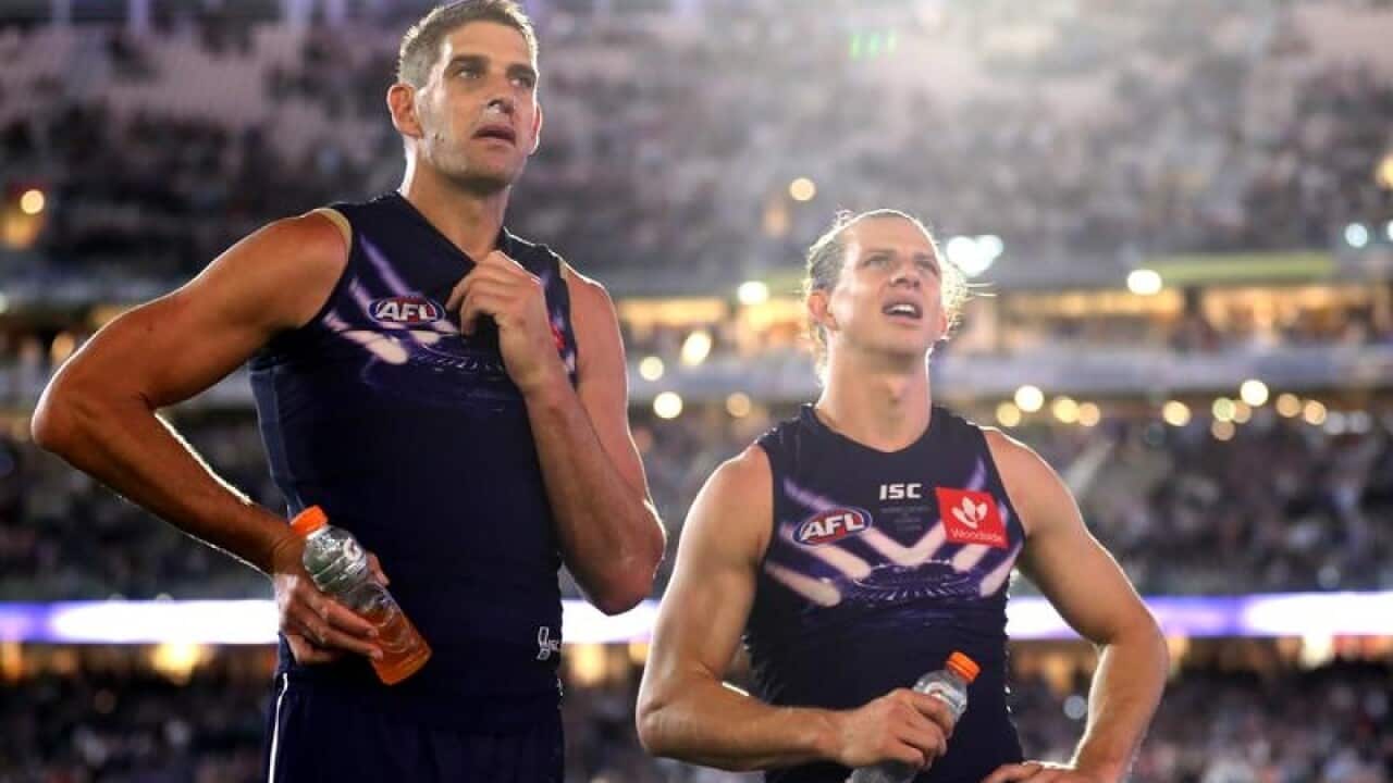 Aaron Sandilands and Nat Fyfe