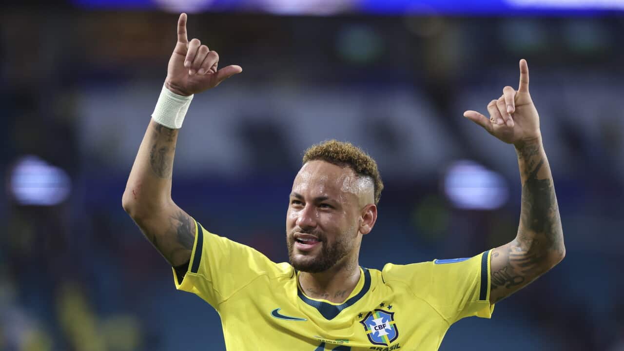 Neymar ha rivisto il campo nella terza partita del gruppo C tra Brasile e Scozia.