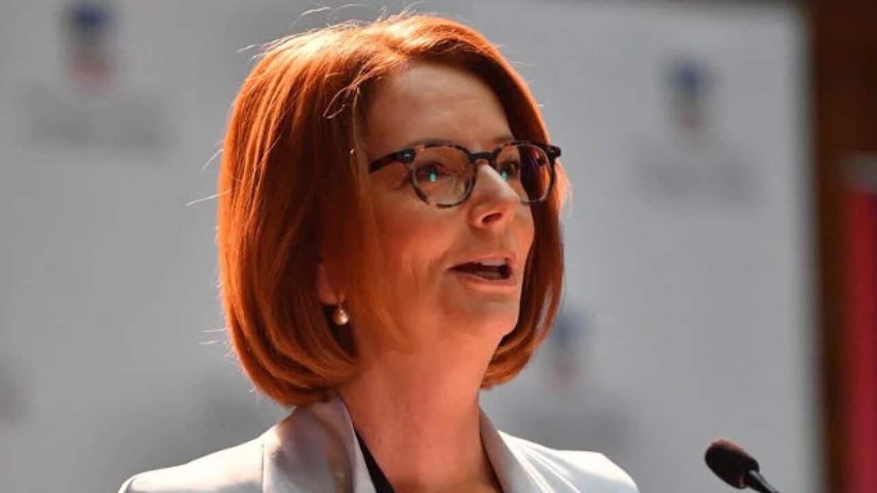 Kevin Rudd paid tribute to Ms Gillard