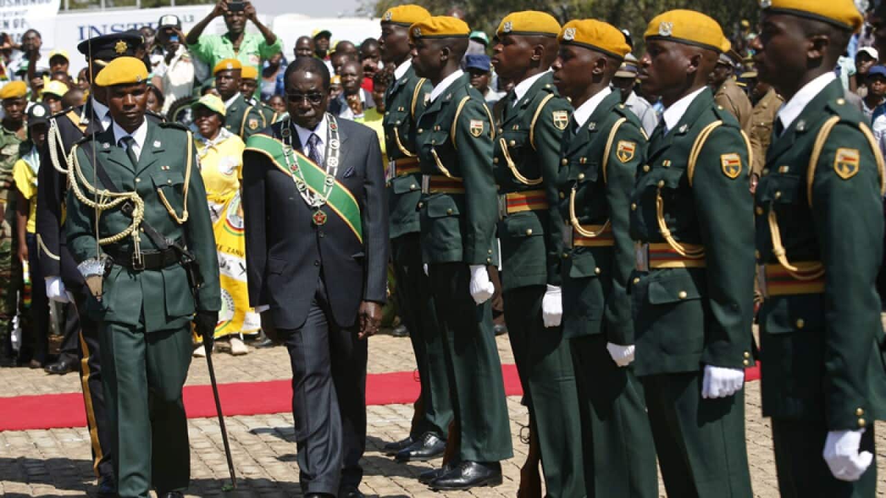Zimbabwean president Robert Mugabe