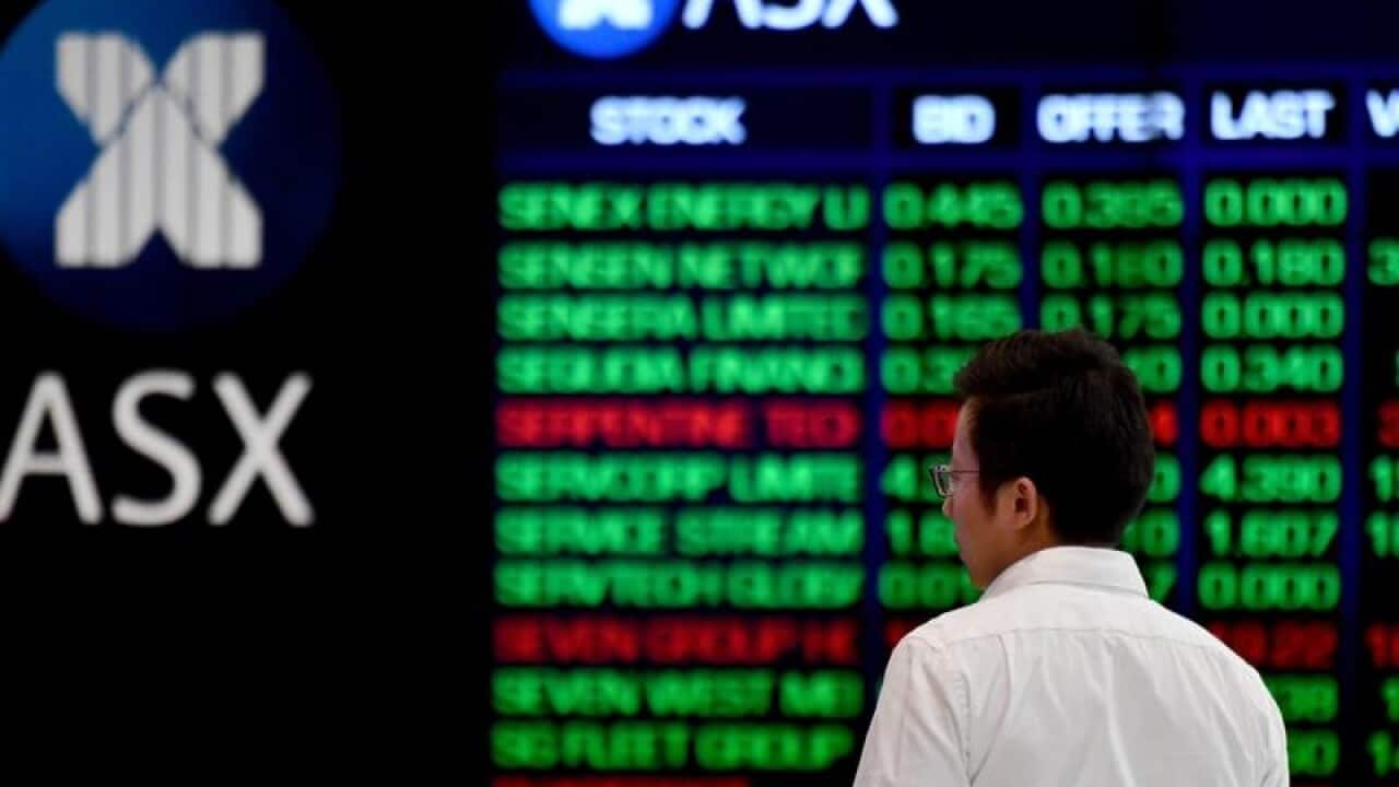 ASX board.