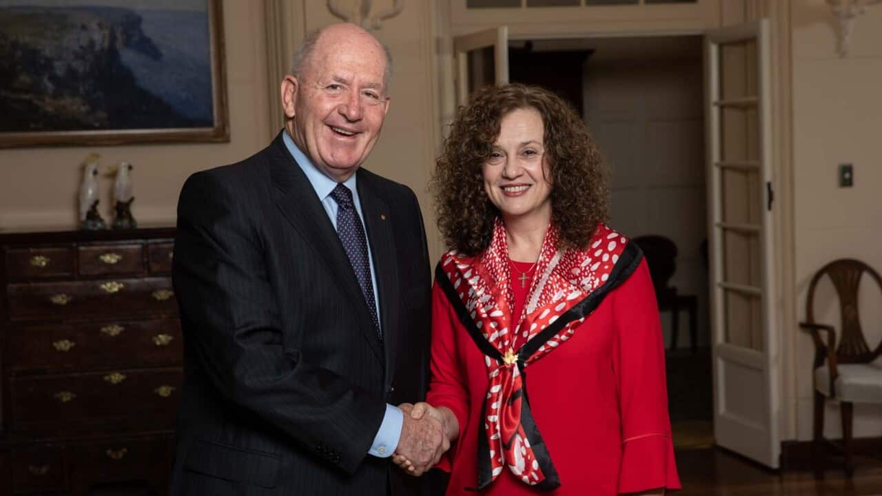 Croatian Ambassador to Australia Ms Betty Pavelich with Governor-General Sir Peter Cosgrove