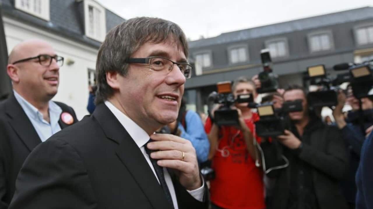 Ousted Catalan leader Carles Puigdemont