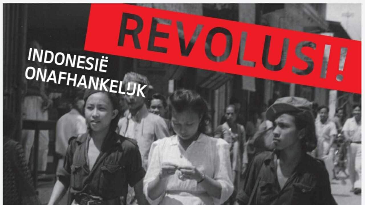 Young Indonesia on the march. The flyer for REVOLUSI!