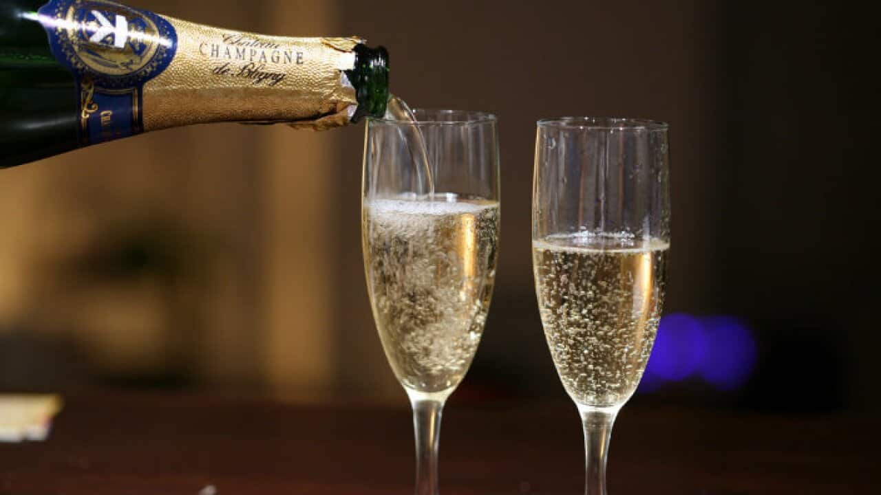 Pouring Champagne
