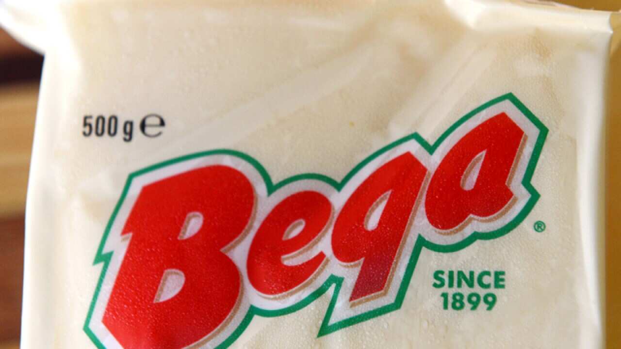 A block of Bega Cheese