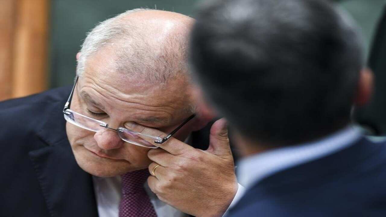 Prime Minister Scott Morrison in Parliament