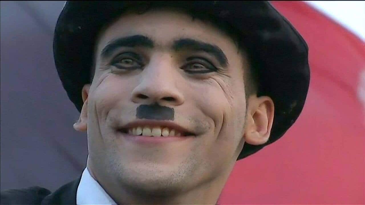 Karim Asir, 25, is Afghanistan's Charlie Chaplin.