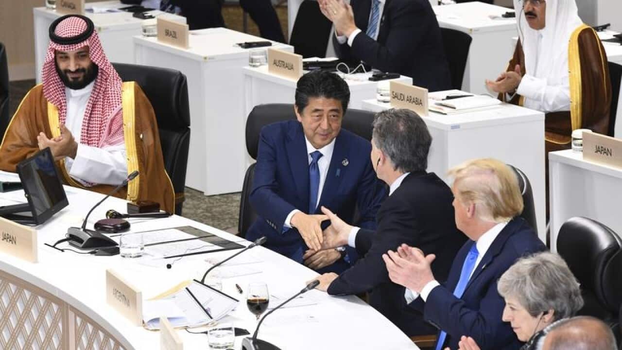 G20 leaders in Osaka, Japan
