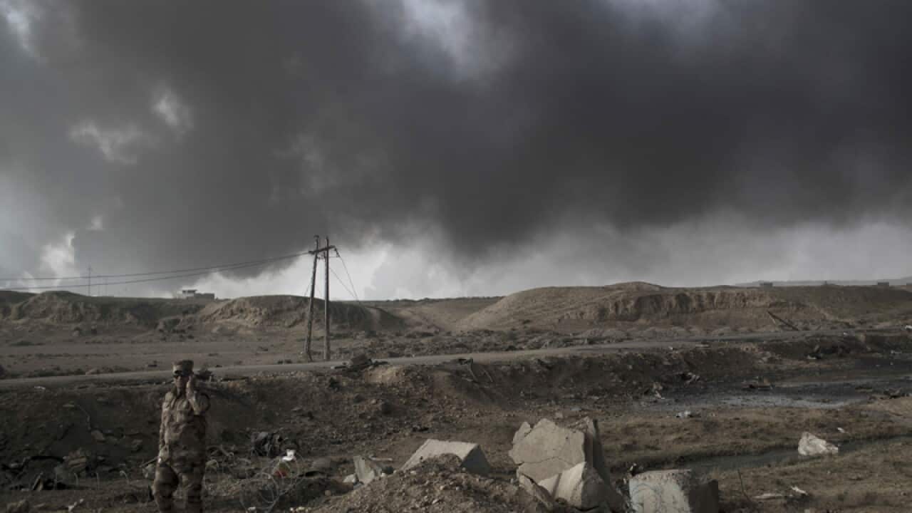 Qayara, south of Mosul