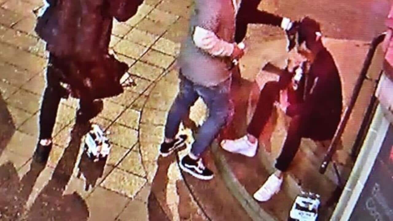 Police wanting information for a group of male over a suspicious fire at a Western Sydney school last month.