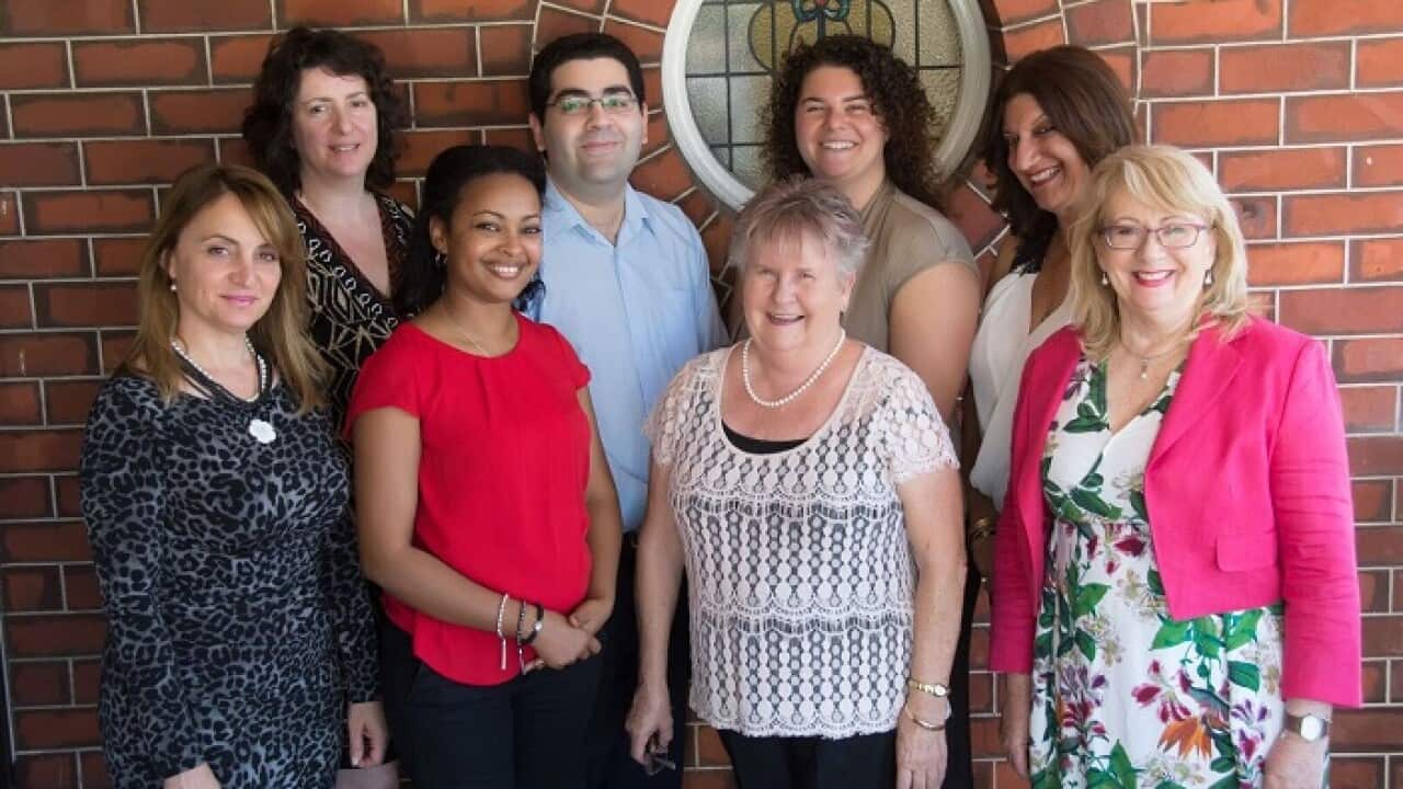The management team of St Basils Aged Care Services Inc in Western Australia.