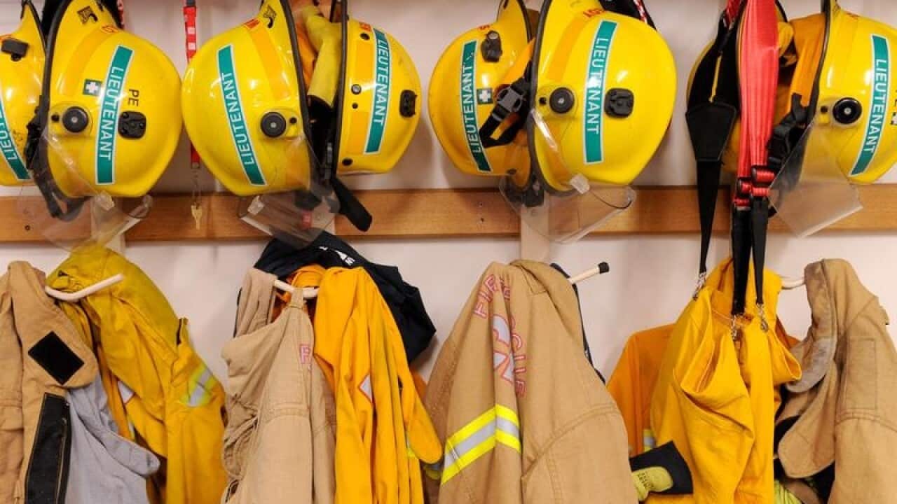 Firefighting equipment.