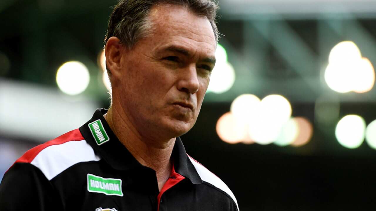 Coach Alan Richardson of the Saints