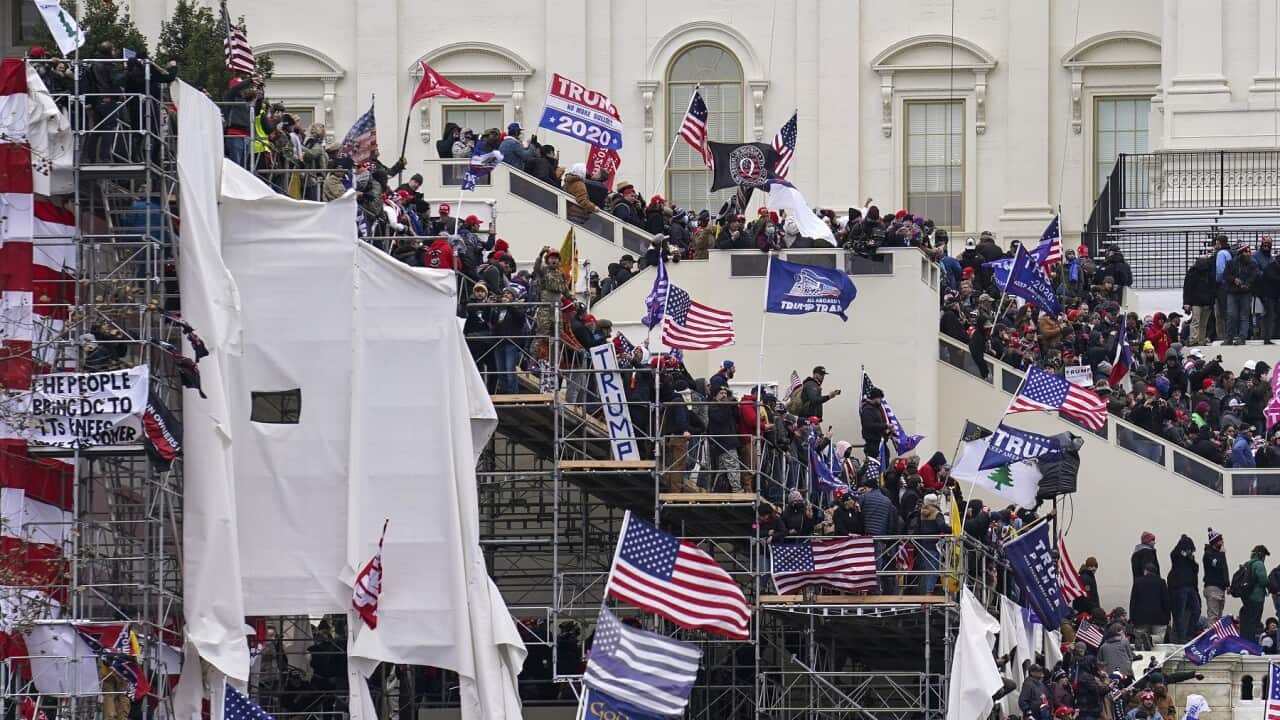 Rioters loyal to President Donald Trump storm the U.S. Capitol on Jan 6