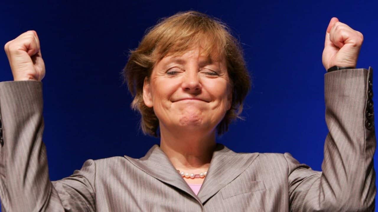 Angela Merkel in July 2005, a few months before she became chancellor of Germany