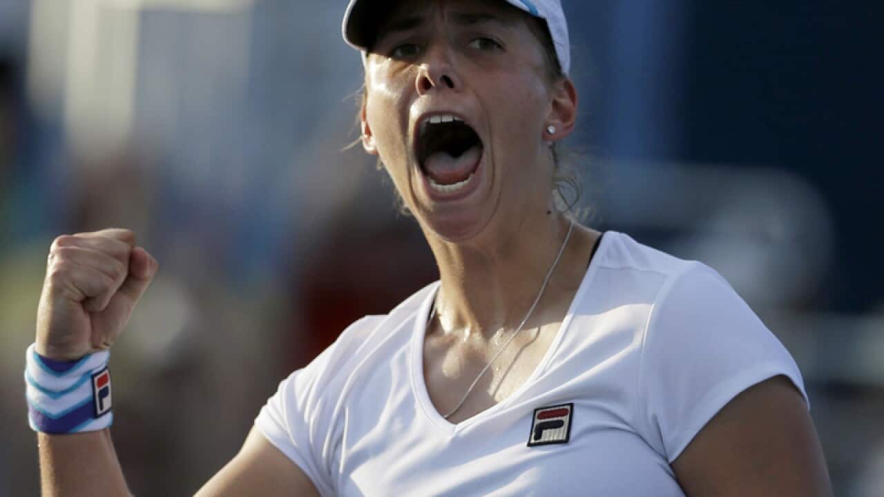 Marina Erakovic of New Zealand
