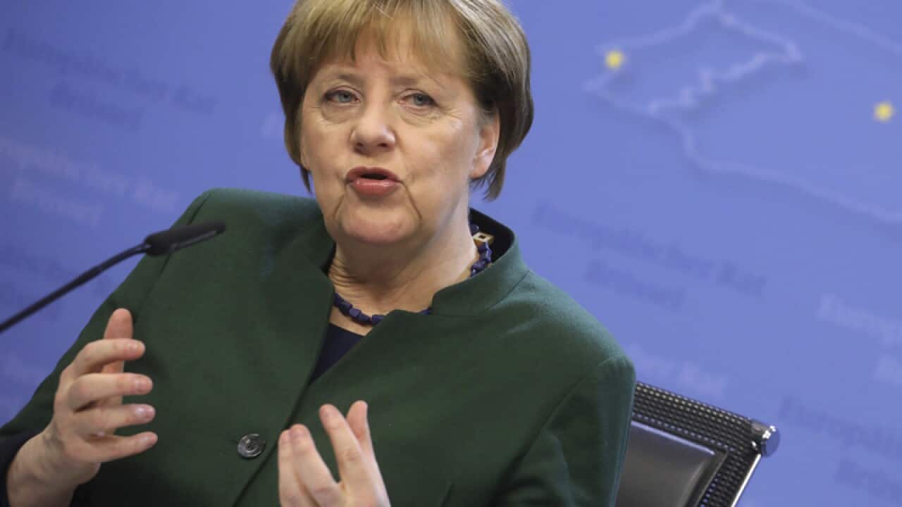 German Chancellor Angela Merkel