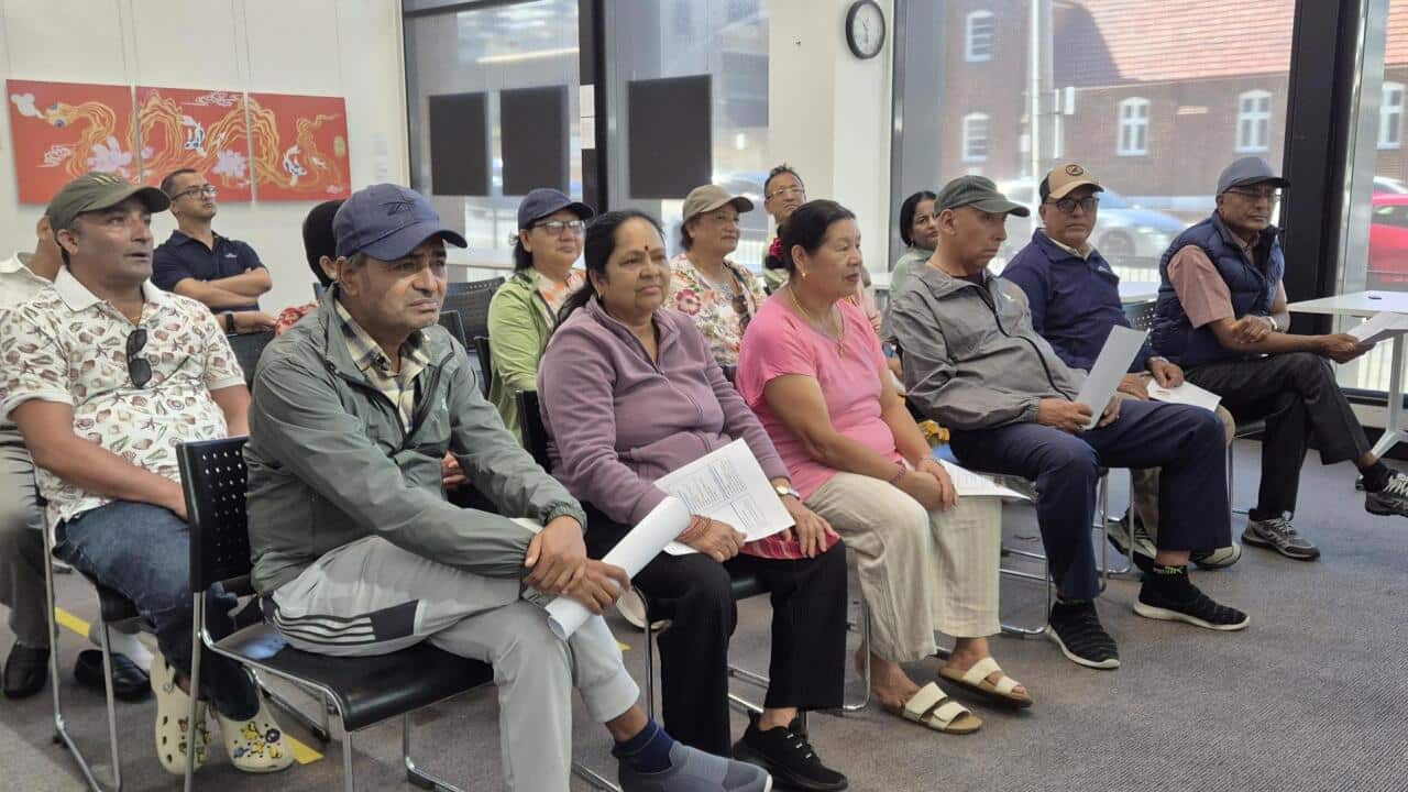 Participants from the Nepali-speaking community at a diabetes awareness program.