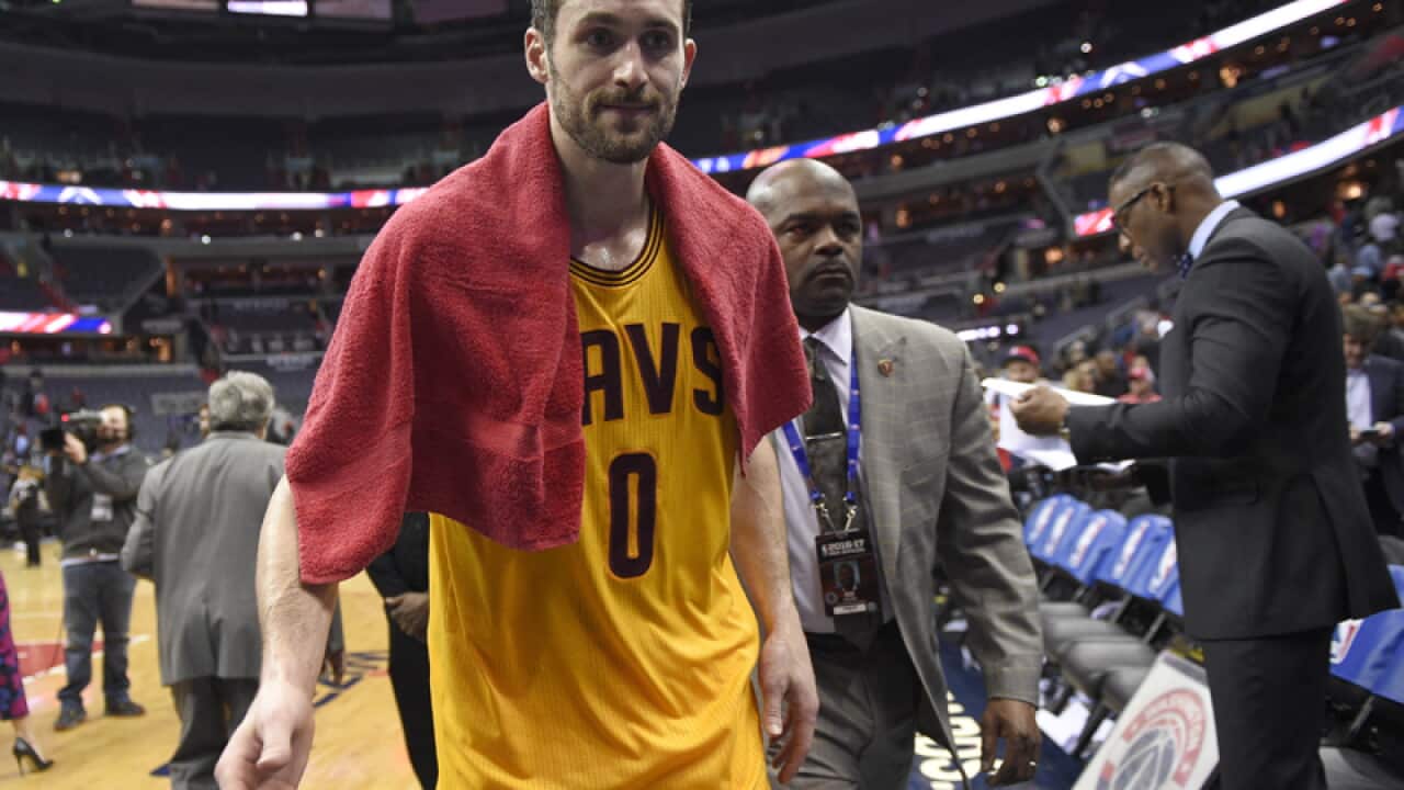 Cleveland Cavaliers forward Kevin Love