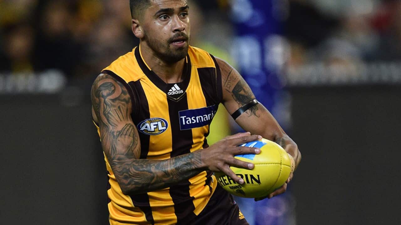 Bradley Hill of the Hawks