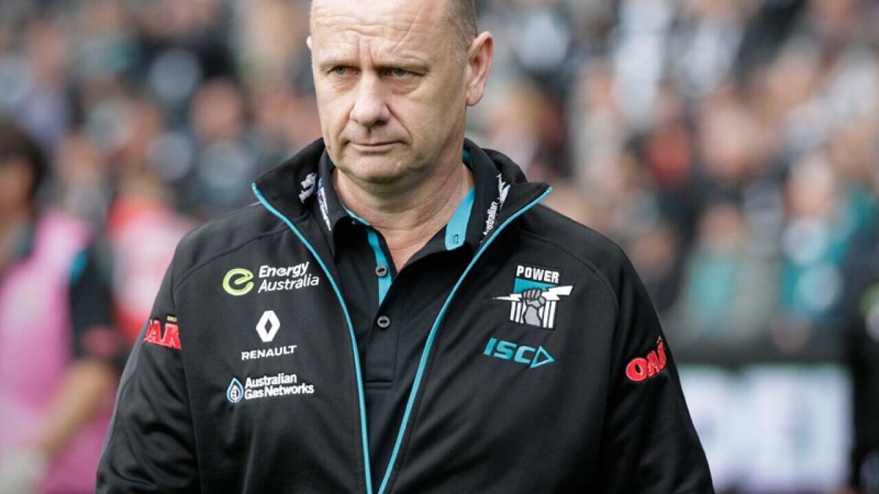 Port Adelaide Power coach Ken Hinkley