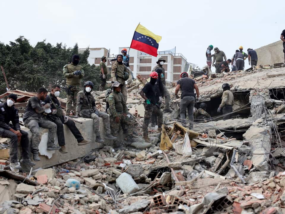 Rescue Efforts Continue In Venezuela After A Double Earthquake Struck The Country