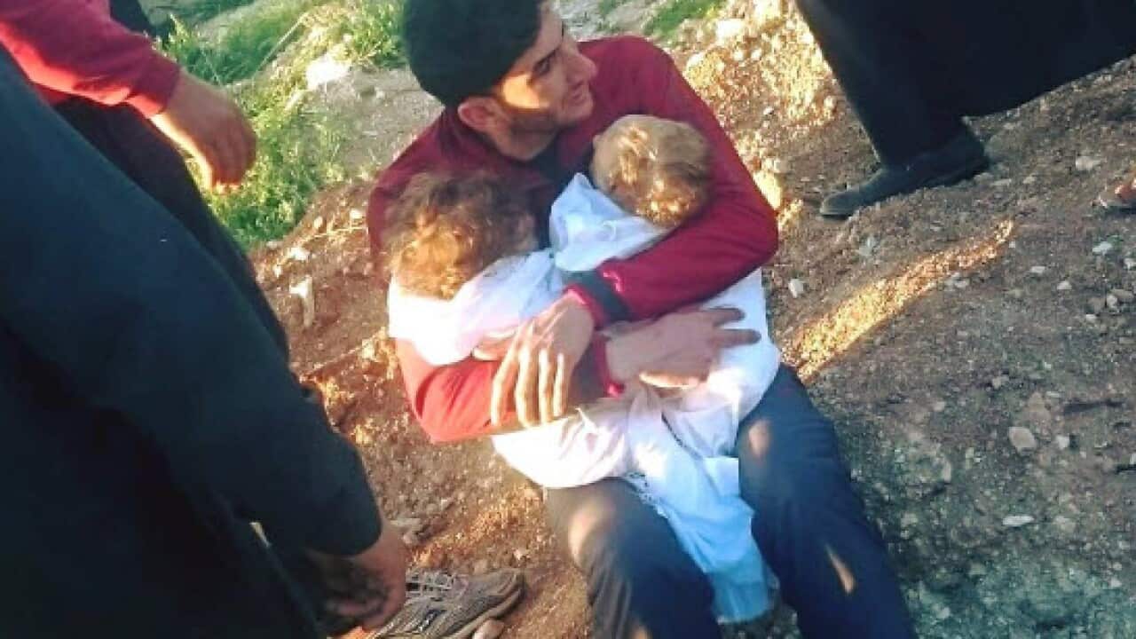 Abdul Hamid Youssef lost 20 relatives during the chemical attack including his wife and his twin children Ahmed and Aiya.