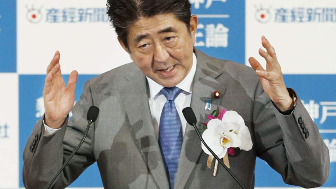 Japan's Prime Minister Shinzo Abe