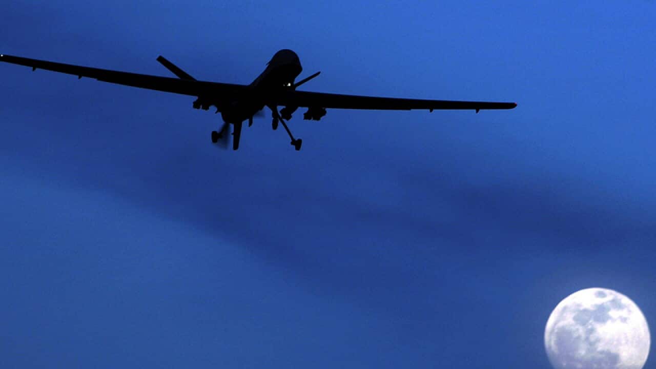 Stock photo of a US drone